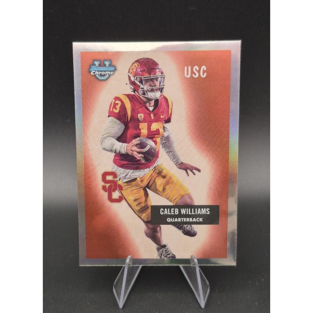 2023 Bowman Chrome University Caleb Williams #55BF-1 1955 Refractor USC Bears